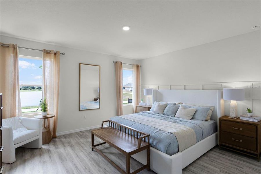 Furnished interior view inside a new home in Wind Meadows South, Bartow (Image 21).