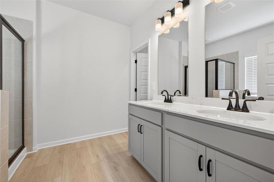 Furnished interior view inside a new home in Franklin Manor, Lawrenceville (Image 33).