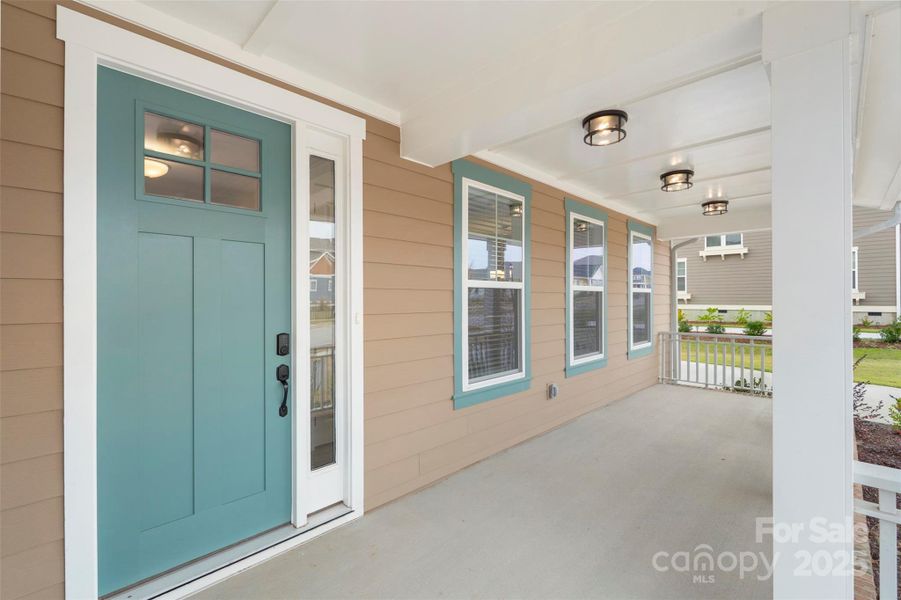 Exterior details and patio area of a home in Riverwalk, Rock Hill (Image 3).