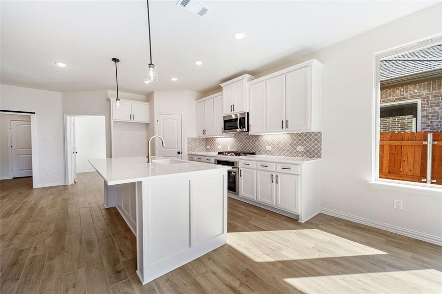 Furnished interior view inside a new home in Morningstar, Aledo (Image 13). Furnished interior view inside a new home in Morningstar, Aledo (Image 13).