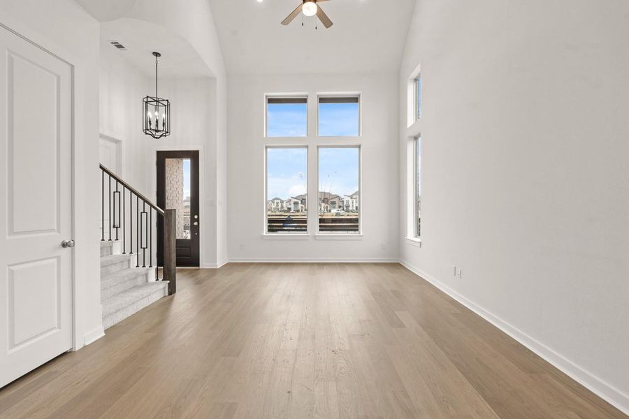 Spacious, unfurnished interior of a new home in Bridgeland, Cypress (Image 15).