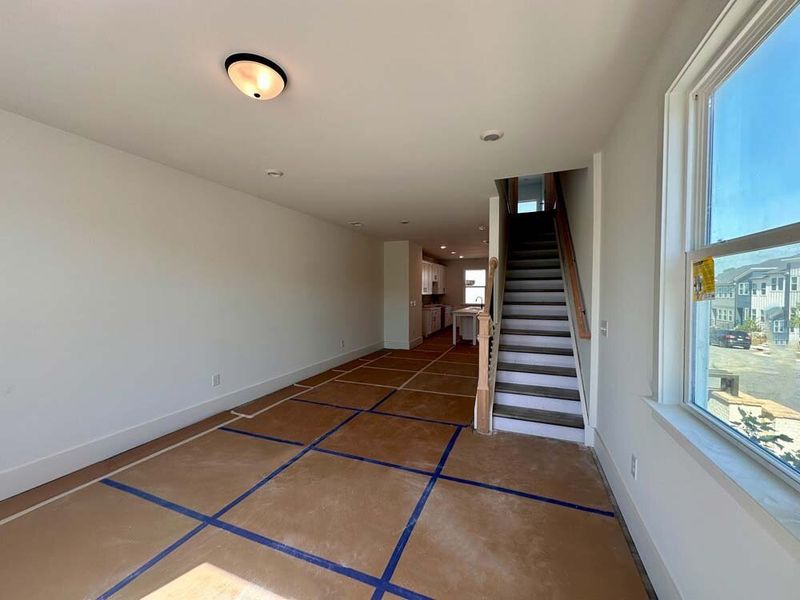 Family Room Construction Progress