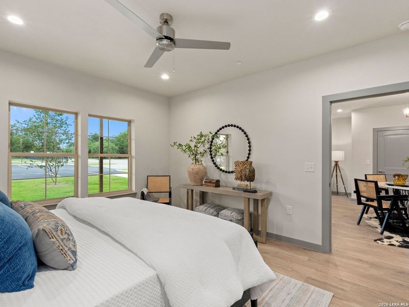 Furnished interior view inside a new home in , New Braunfels (Image 10).