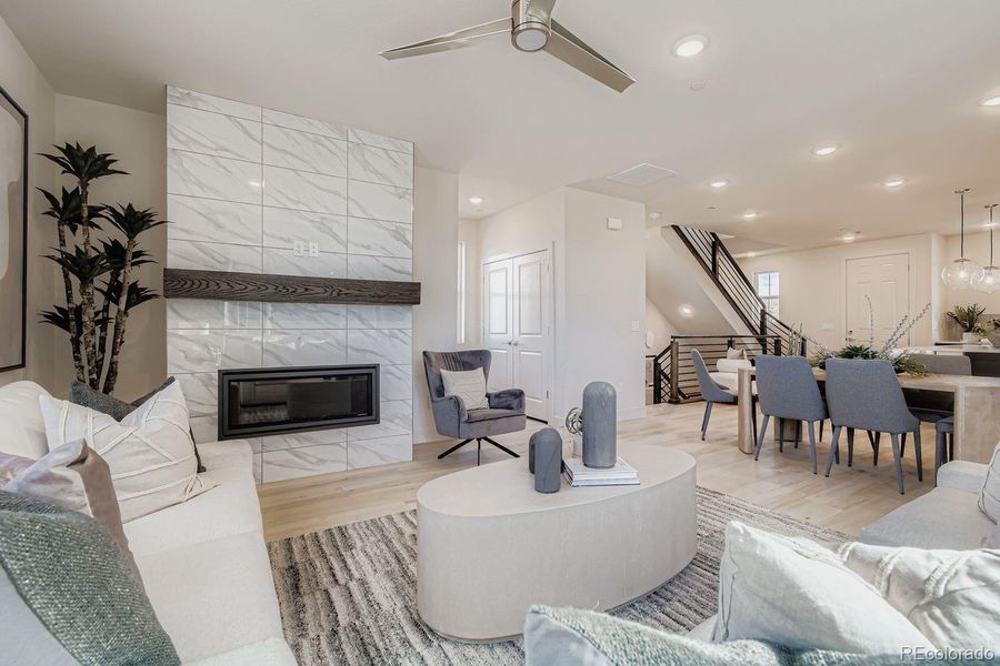 Furnished interior view inside a new home in Uplands, Westminster (Image 10).