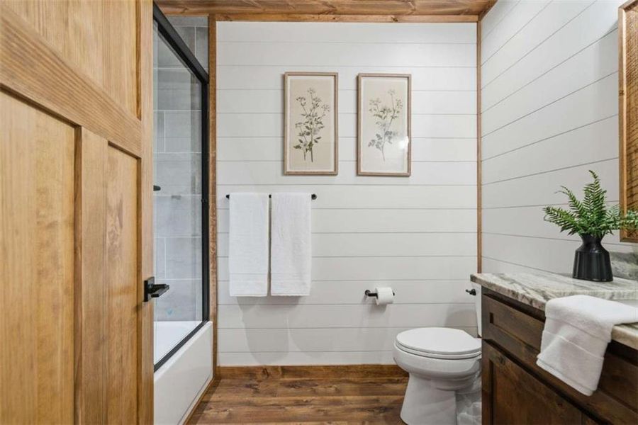 Furnished interior view inside a new home in , Blue Ridge (Image 32).