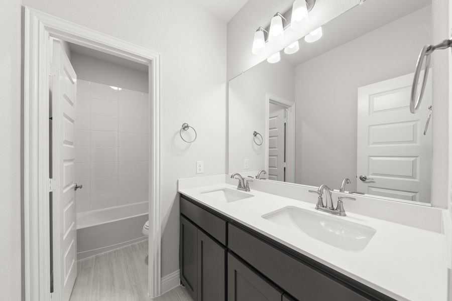 Furnished interior view inside a new home in Providence Cove, McKinney (Image 13). Furnished interior view inside a new home in Providence Cove, McKinney (Image 13).