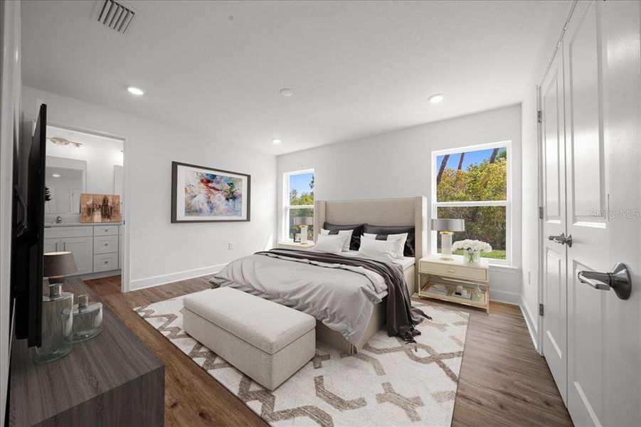 Furnished interior view inside a new home in , Spring Hill (Image 7). Furnished interior view inside a new home in , Spring Hill (Image 7).