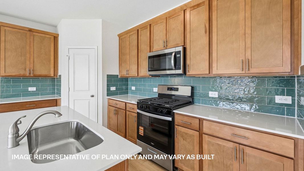 Furnished interior view inside a new home in Carillon, Manor (Image 7).