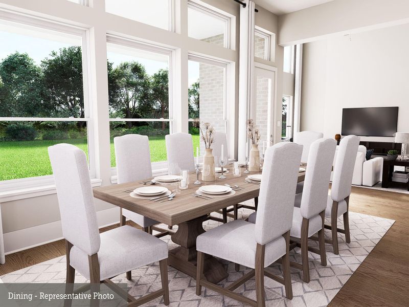Furnished interior view inside a new home in , Montgomery (Image 6).