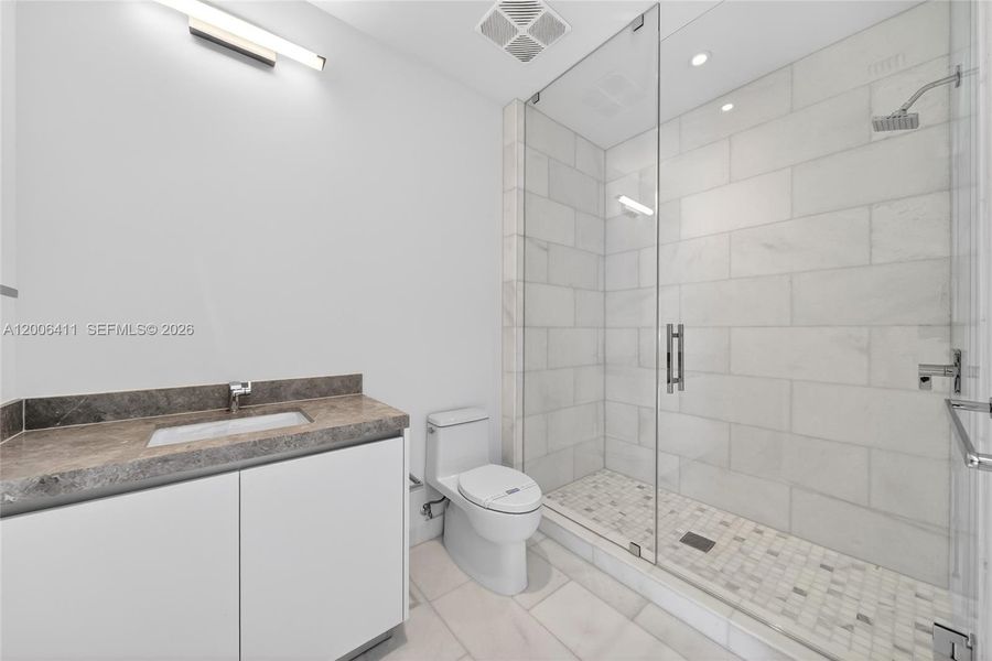 Furnished interior view inside a new home in , Miami (Image 16).