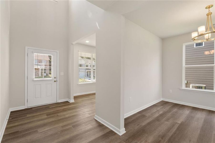 Spacious, unfurnished interior of a new home in The Brooke at Rivertown, South Fulton (Image 27).