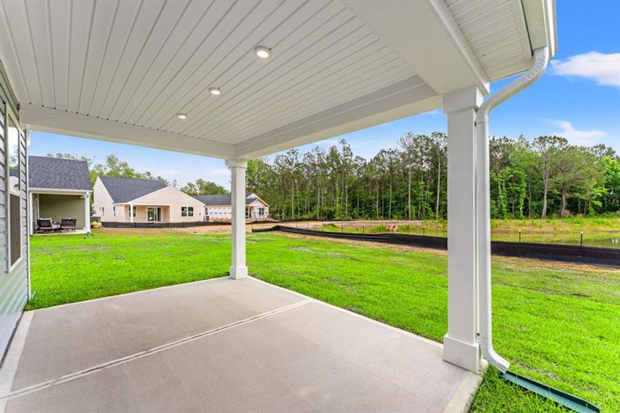 Exterior details and patio area of a home in Bell Creek Single Family Homes, Winnabow (Image 2). Exterior details and patio area of a home in Bell Creek Single Family Homes, Winnabow (Image 2).