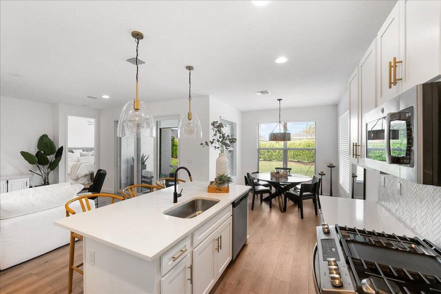 Furnished interior view inside a new home in , Port St. Lucie (Image 17).