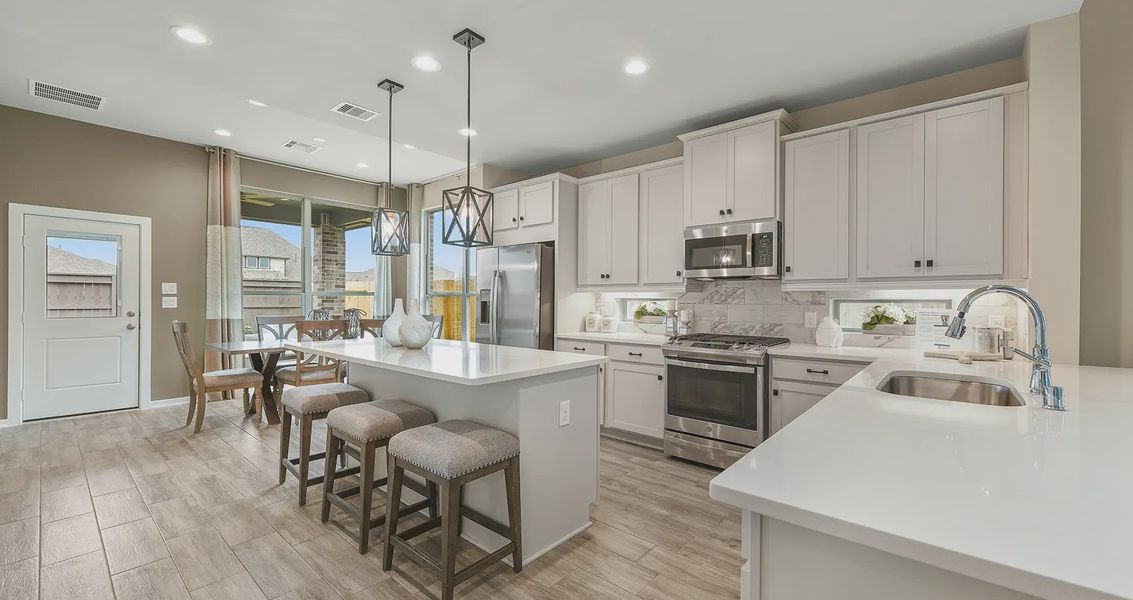 Representative furnished interior of a home built from the Portland by Chesmar Homes in Wood Leaf Reserve, Tomball (Image 5).