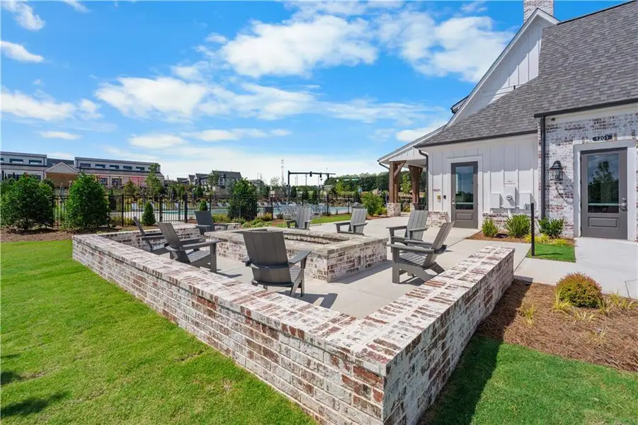 Exterior details and patio area of a home in Waterhaven, Cumming (Image 4). Exterior details and patio area of a home in Waterhaven, Cumming (Image 4).