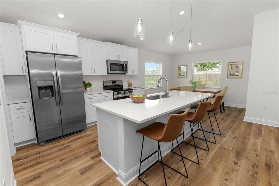 Furnished interior view inside a new home in , Eagle Lake (Image 16).