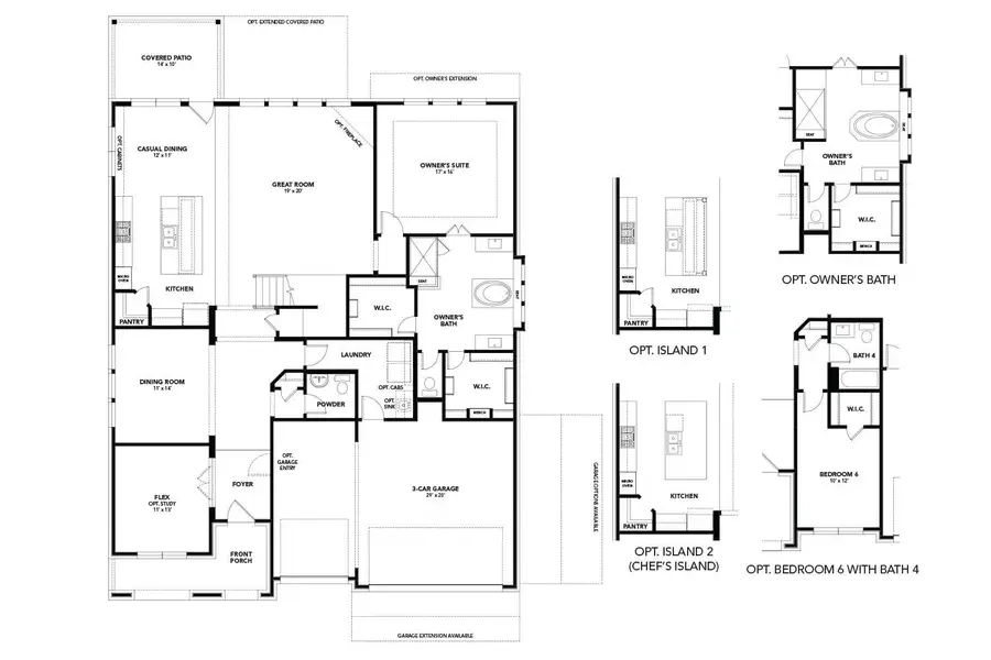 2D floor plan layout of this home in Retreat at San Gabriel, Georgetown, TX (Image 3). 2D floor plan layout of this home in Retreat at San Gabriel, Georgetown, TX (Image 3).