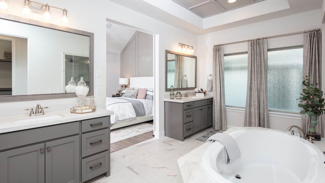 Furnished interior view inside a new home in Sweetgrass, Haslet (Image 14).