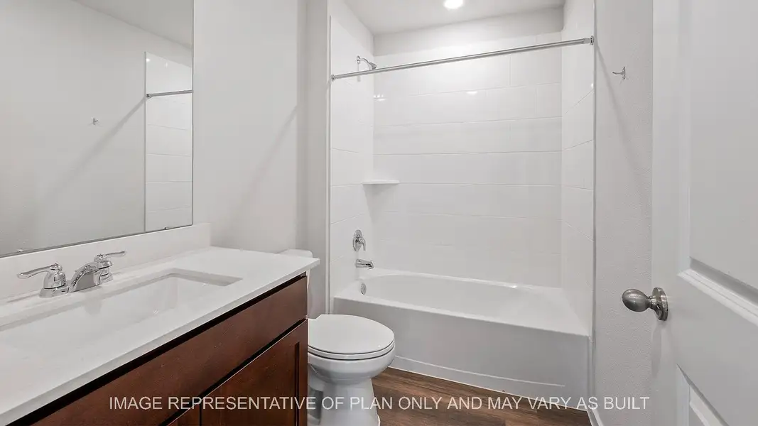 Furnished interior in a model home at Dove Crossing in Navasota (Image 4).