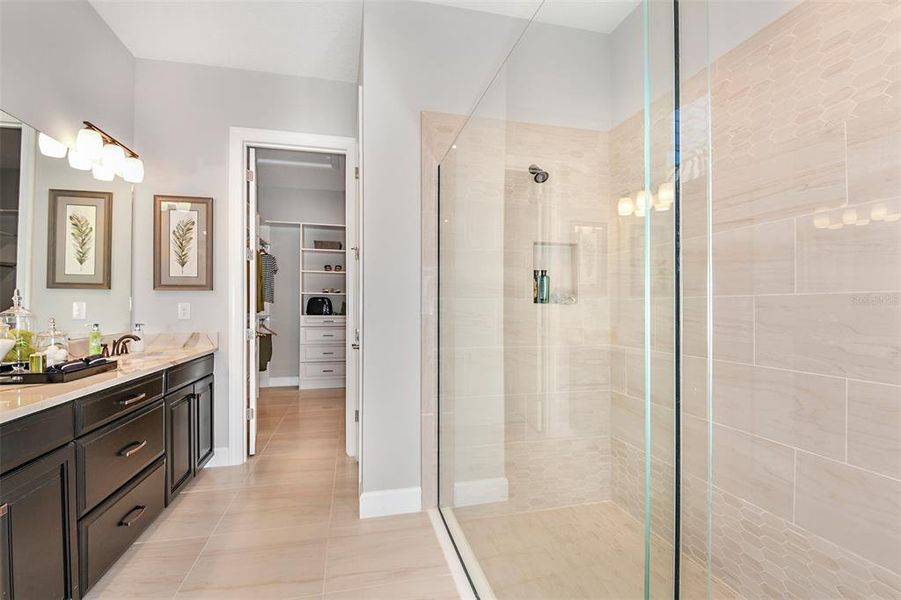 Furnished interior view inside a new home in Esplanade at Skye Ranch, Sarasota (Image 10).
