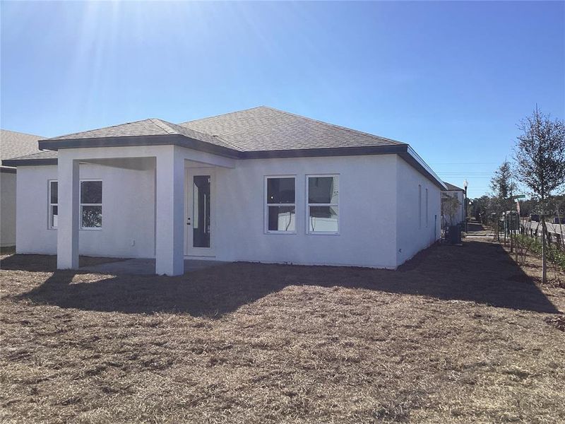Exterior details and patio area of a home in Sunbrooke, St. Cloud (Image 3). Exterior details and patio area of a home in Sunbrooke, St. Cloud (Image 3).