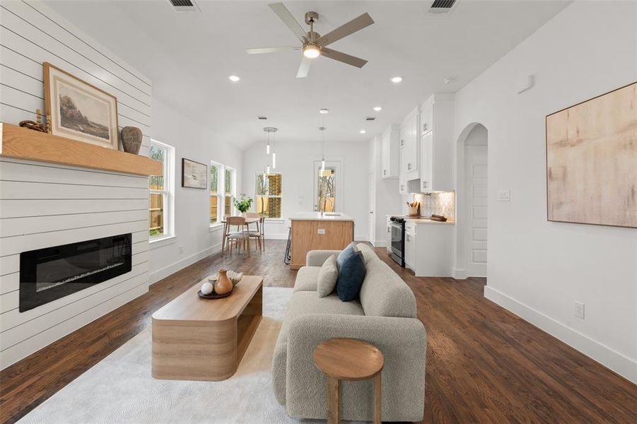 Furnished interior view inside a new home in , Hillsboro (Image 11).