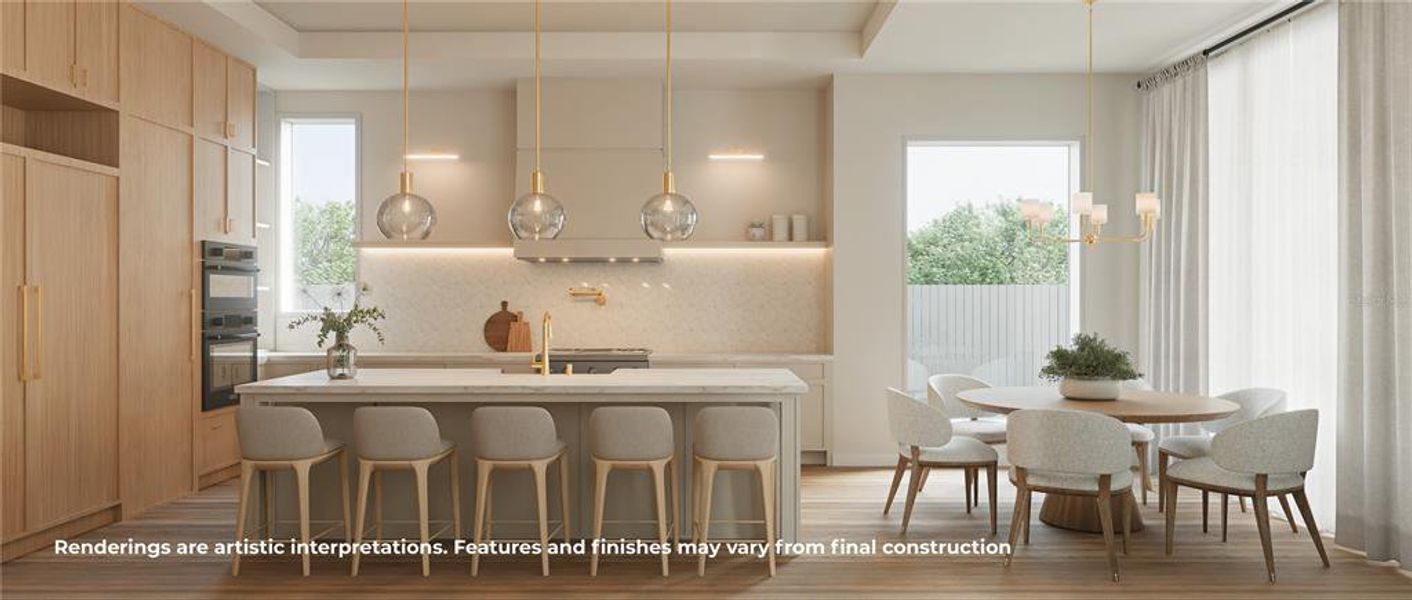 Furnished interior view inside a new home in , Winter Park (Image 6).