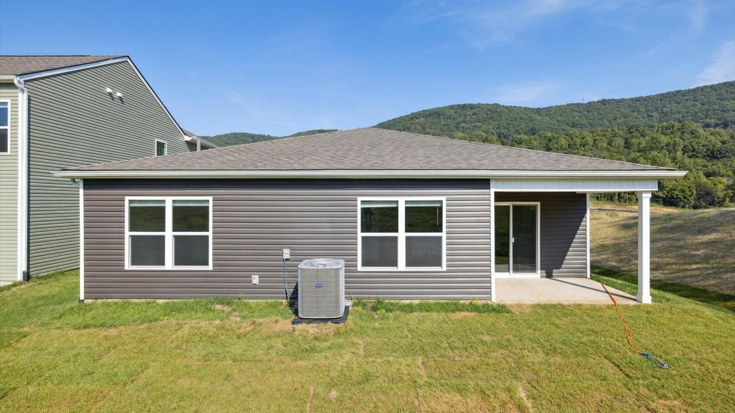 Front exterior of a new home in Emory Creek, Harriman, TN, highlighting curb appeal (Image 2).