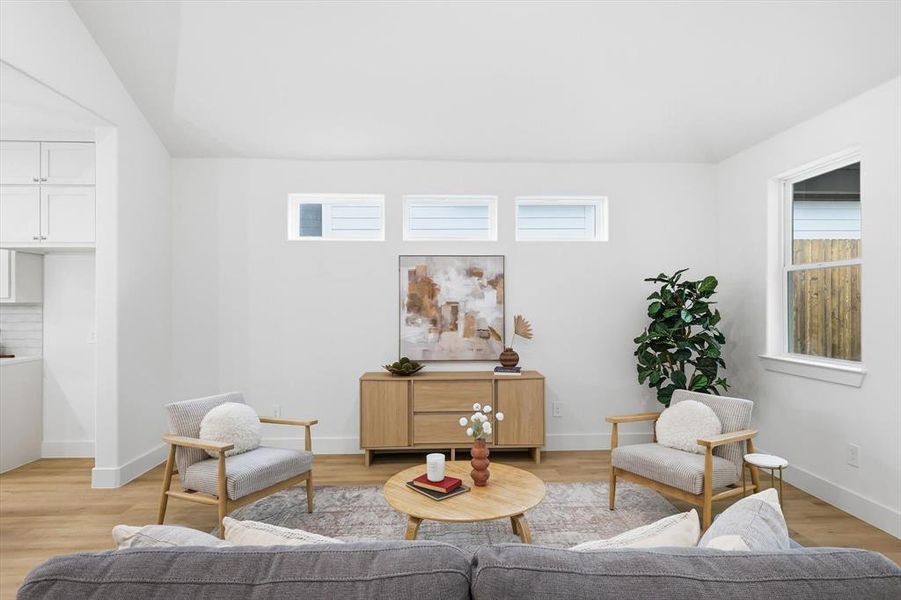 Furnished interior view inside a new home in , Fort Worth (Image 30).