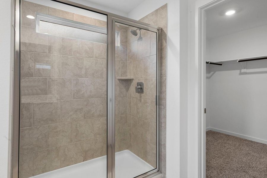 Primary bathroom shower