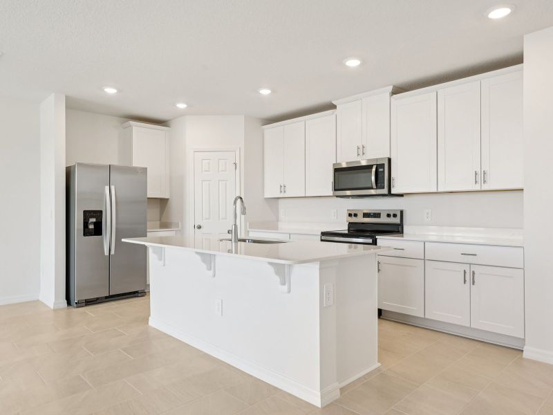 Furnished interior view inside a new home in The Meadow at Crossprairie, St. Cloud (Image 2). Furnished interior view inside a new home in The Meadow at Crossprairie, St. Cloud (Image 2).