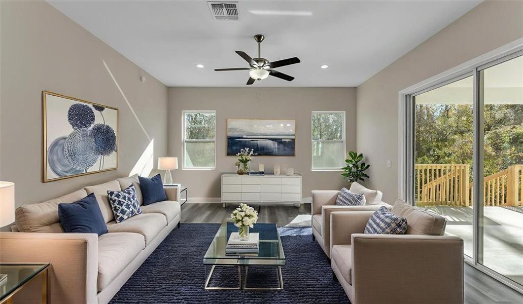 Furnished interior view inside a new home in , Lakeland (Image 13). Furnished interior view inside a new home in , Lakeland (Image 13).