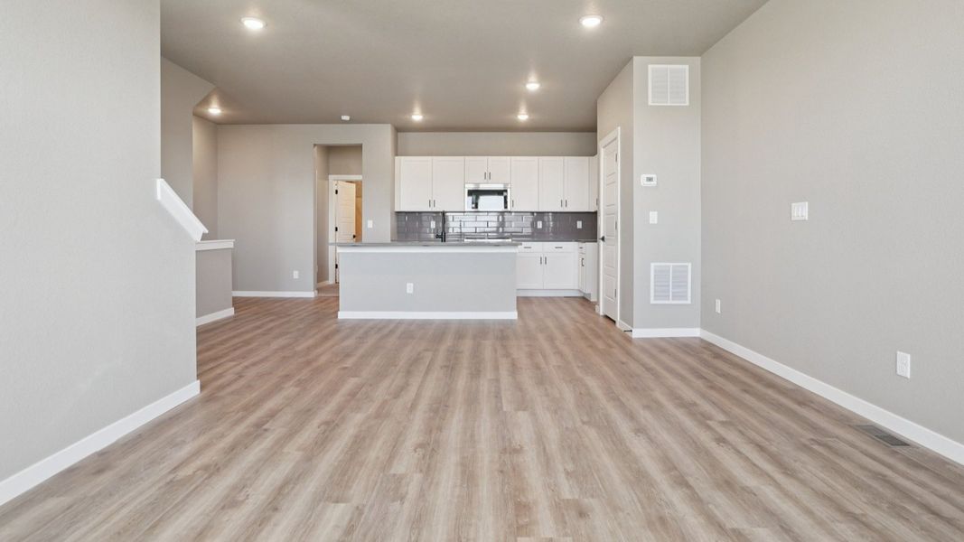 Furnished interior view inside a new home in Windler Townhomes, Aurora (Image 11).