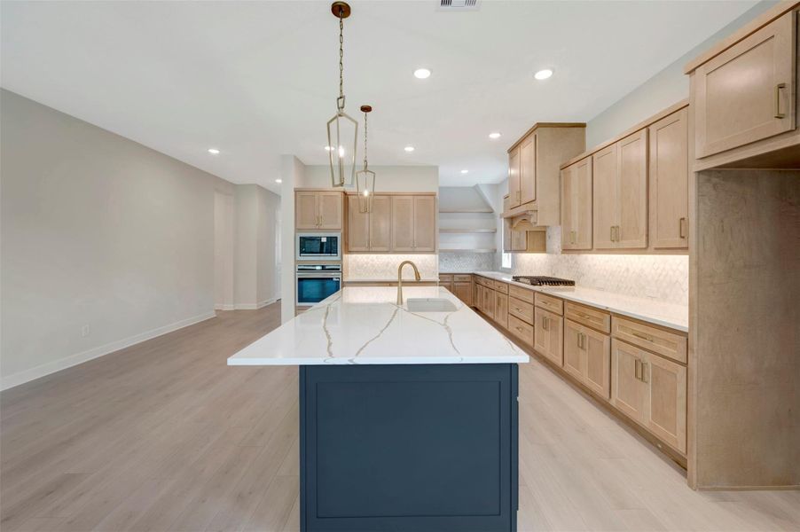 Furnished interior view inside a new home in The Woodlands Hills - Summit Collection, Willis (Image 13).