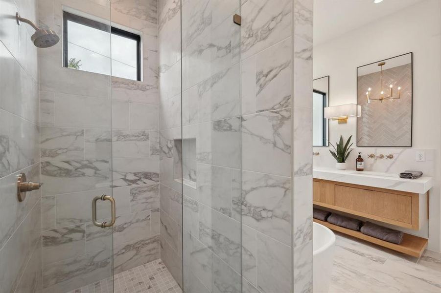 Furnished interior view inside a new home in , Strawn (Image 18). Furnished interior view inside a new home in , Strawn (Image 18).