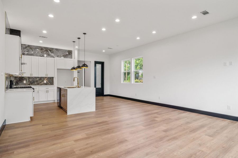 Spacious, unfurnished interior of a new home in , Houston (Image 10). Spacious, unfurnished interior of a new home in , Houston (Image 10).