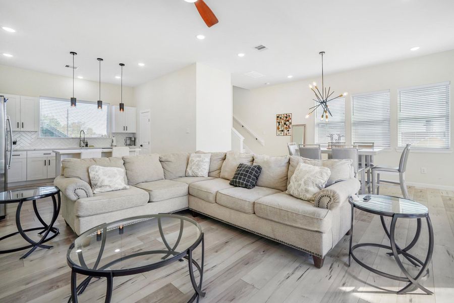 Furnished interior view inside a new home in , Houston (Image 5).