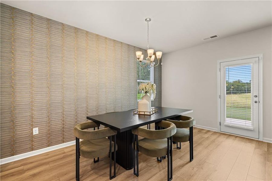 Furnished interior view inside a new home in Walden Park - The Retreat, Jonesboro (Image 38).