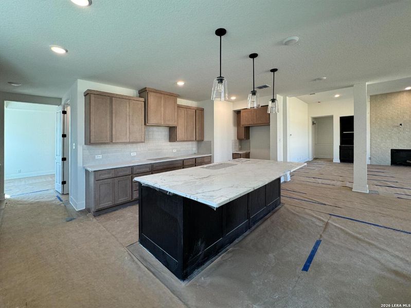 In-progress construction of a new home in Megan's Landing, Castroville, TX (Image 22).