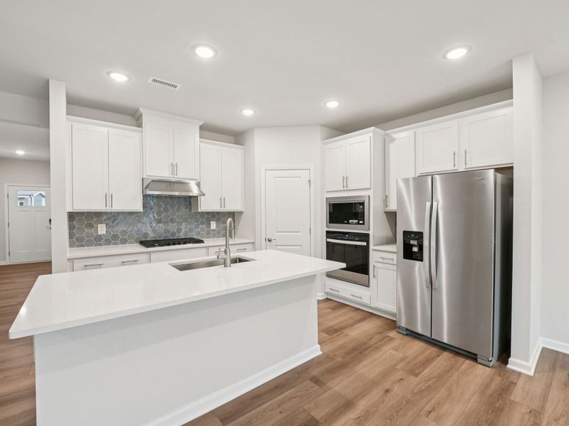 Furnished interior view inside a new home in Marshburn Landing - Signature Series, Wendell (Image 3).