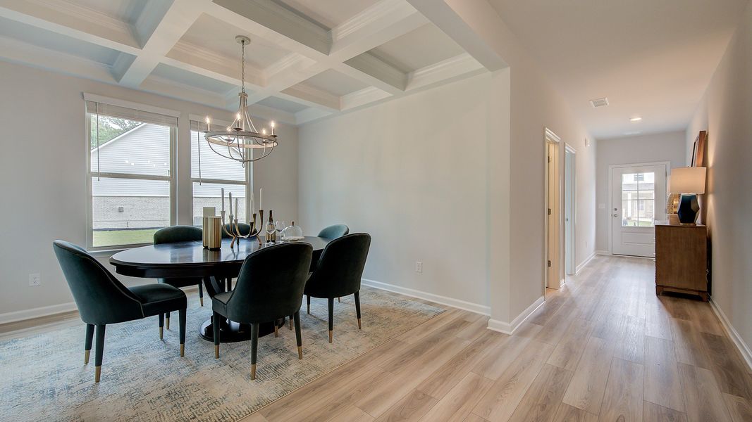 Furnished interior view inside a new home in Hamilton Lakes, Lawrenceville (Image 7). Furnished interior view inside a new home in Hamilton Lakes, Lawrenceville (Image 7).