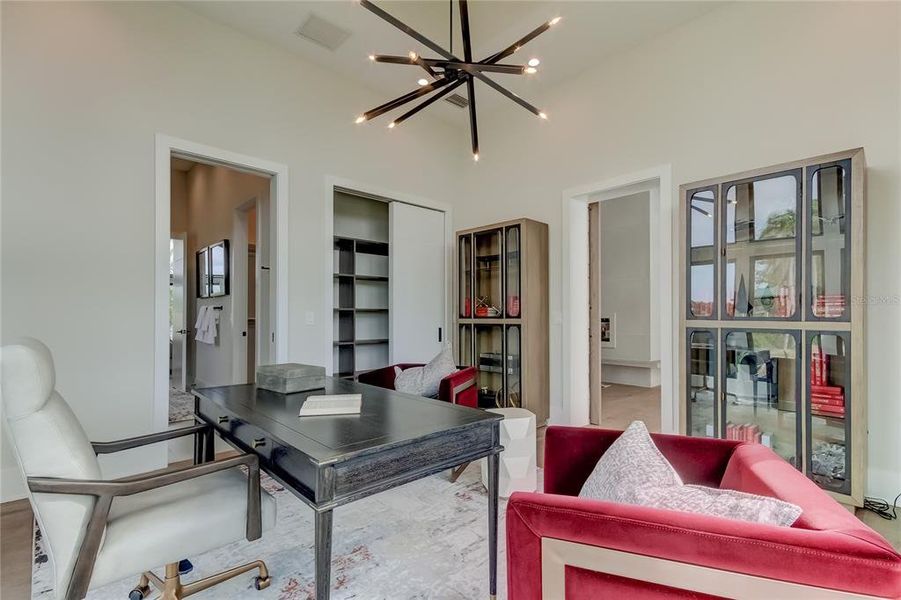 Furnished interior view inside a new home in , Tampa (Image 45). Furnished interior view inside a new home in , Tampa (Image 45).