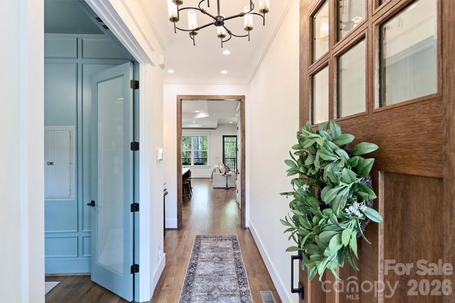Furnished interior view inside a new home in , Charlotte (Image 5).