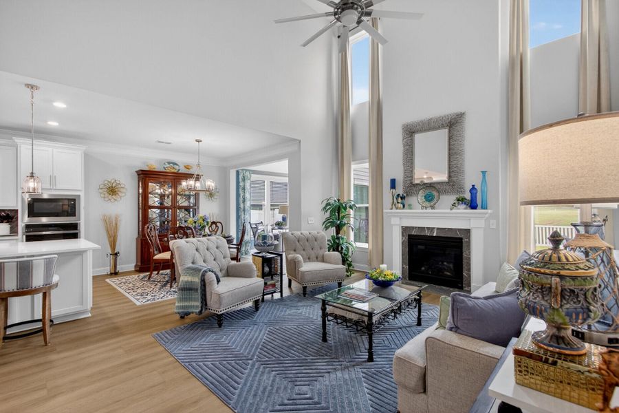 Furnished interior view inside a new home in Parker's Preserve, Ridgeville (Image 18).