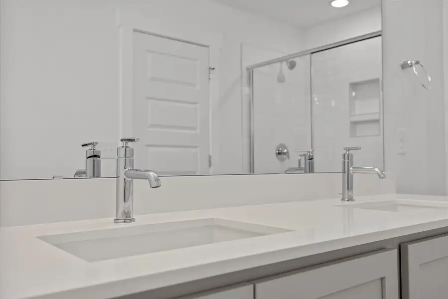 Close-up of interior finishes inside a home in Allen Park, Raleigh (Image 13).
