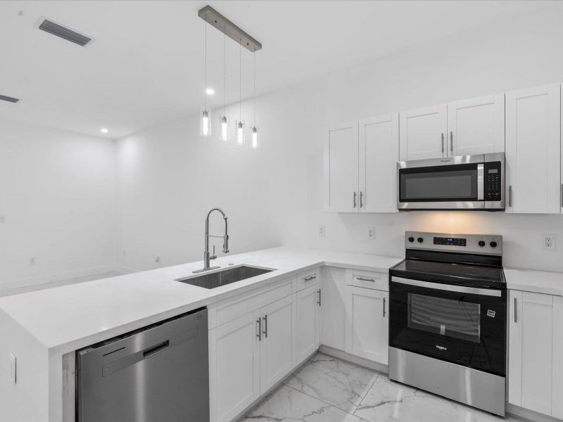 Furnished interior view inside a new home in , Fort Lauderdale (Image 11).