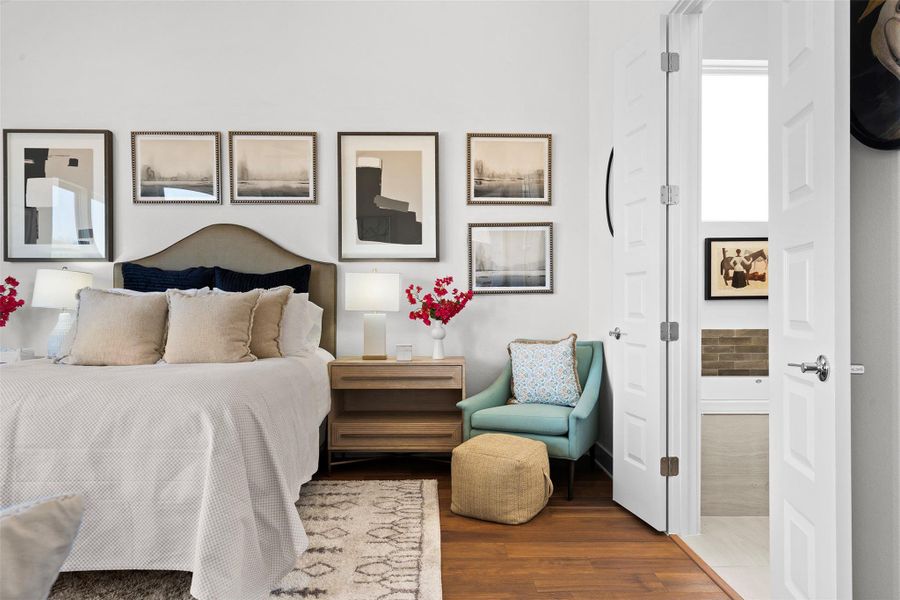 Furnished interior view inside a new home in Agave, Austin (Image 9).