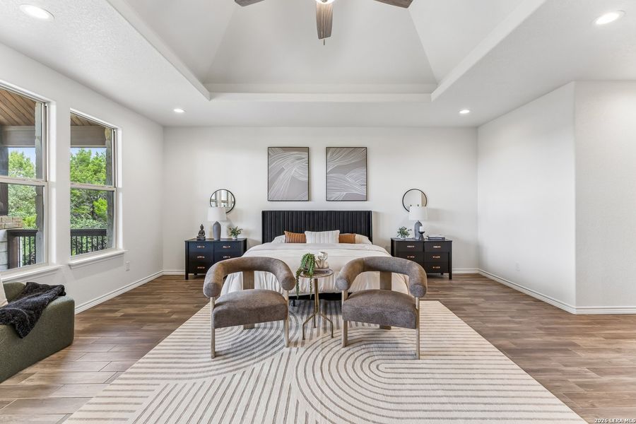 Furnished interior view inside a new home in , New Braunfels (Image 19). Furnished interior view inside a new home in , New Braunfels (Image 19).