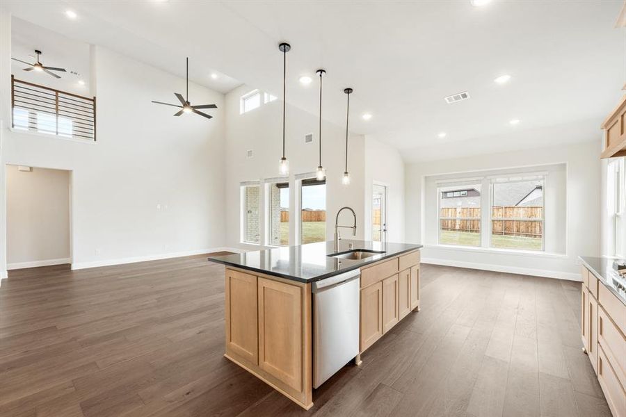 Furnished interior view inside a new home in ArrowBrooke, Aubrey (Image 14). Furnished interior view inside a new home in ArrowBrooke, Aubrey (Image 14).