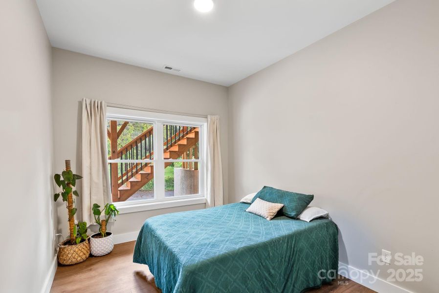 Bedroom #2 is located on the lower level. Bedroom #2 is located on the lower level.